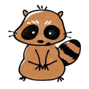 mifuyu (mifuyu)さんの「あらいぐま」のキャラクターデザインへの提案