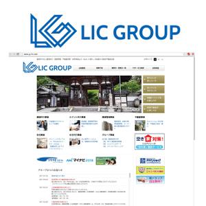 Hagemin (24tara)さんの新会社「株式会社LIC GROUP」のロゴへの提案