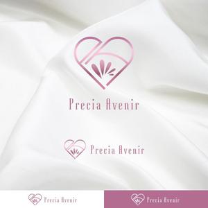 ArtStudio MAI (minami-mi-natz)さんのポーセラーツ・ハーバリウム等の食器・インテリア雑貨サイト「Precia Avenir」のロゴへの提案