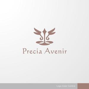 ＊ sa_akutsu ＊ (sa_akutsu)さんのポーセラーツ・ハーバリウム等の食器・インテリア雑貨サイト「Precia Avenir」のロゴへの提案