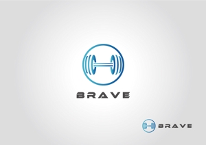 O-tani24 (sorachienakayoshi)さんのトレーニングジム「BRAVE」ロゴへの提案
