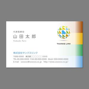 伊東　望 (sorude2501)さんのサンクスリンク名刺制作への提案