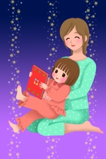 fujiyouさんの女の子とお母さんのイラスト（スマートフォンアプリ内で利用）への提案