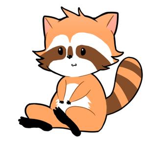 でん吉 (denden1027)さんの「あらいぐま」のキャラクターデザインへの提案