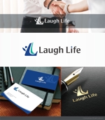 forever (Doing1248)さんの賃貸仲介不動産会社 株式会社Laugh Life の ロゴへの提案