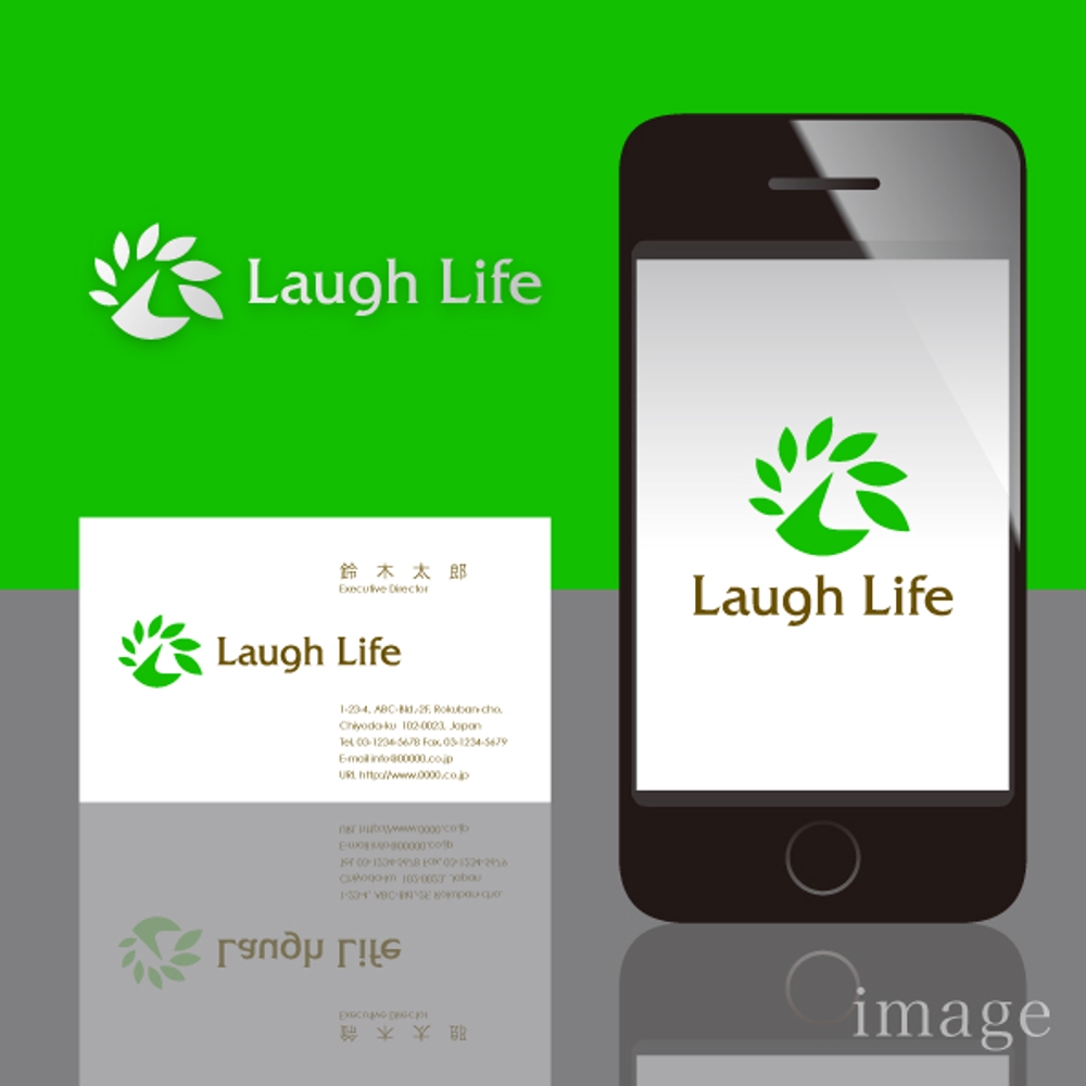 賃貸仲介不動産会社 株式会社Laugh Life の ロゴ