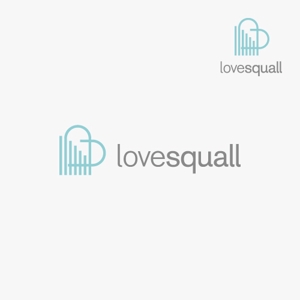 monoqroさんの「lovesquall」のロゴ作成への提案