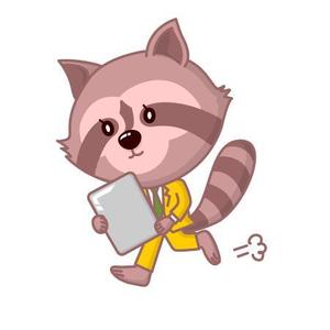 HIYORI0017 (HIYORI)さんの「あらいぐま」のキャラクターデザインへの提案