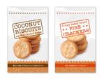 Pepper (ideogram)さんの菓子のパッケージデザイン（COCONUT BISCUITS / FINE CRACKERS）への提案