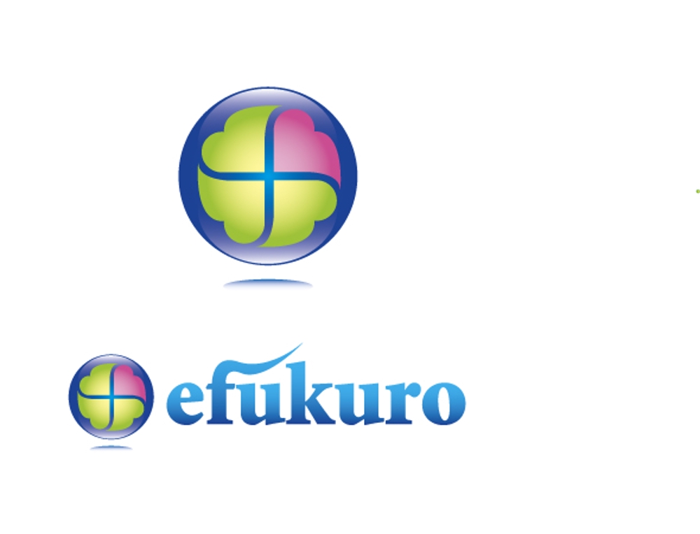 「efukuro」のロゴ作成