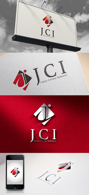 k_31 (katsu31)さんのアミューズメントカジノ会社「株式会社　日本カジノ産業(JCI) Japan Casino Industry」のロゴへの提案