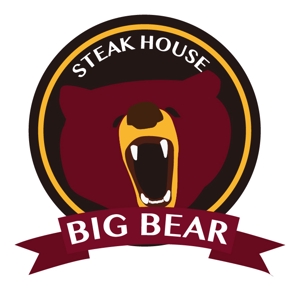 08tamayui80 (ibdf0208)さんの【ロゴ制作】STEAK HOUSE「BIG BEAR」への提案