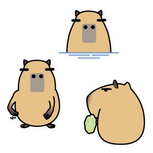 bamboo_kouichi ()さんのカピバランドのマスコットキャラへの提案