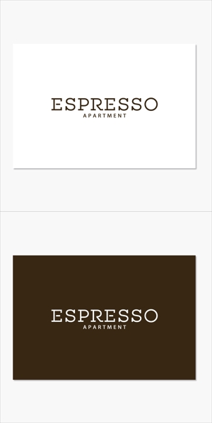 chpt.z (chapterzen)さんのブルックリンカフェ風アパートメント「ESPRESSO」のロゴへの提案