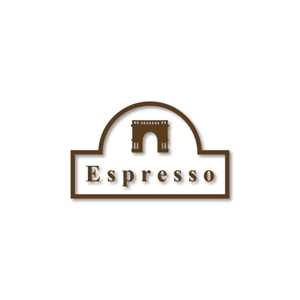波乗りウサギ (RabbitK)さんのブルックリンカフェ風アパートメント「ESPRESSO」のロゴへの提案
