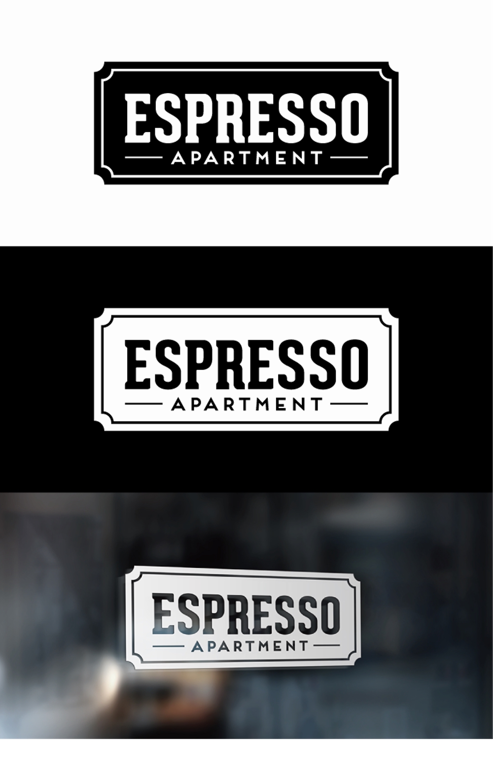 ブルックリンカフェ風アパートメント「ESPRESSO」のロゴ