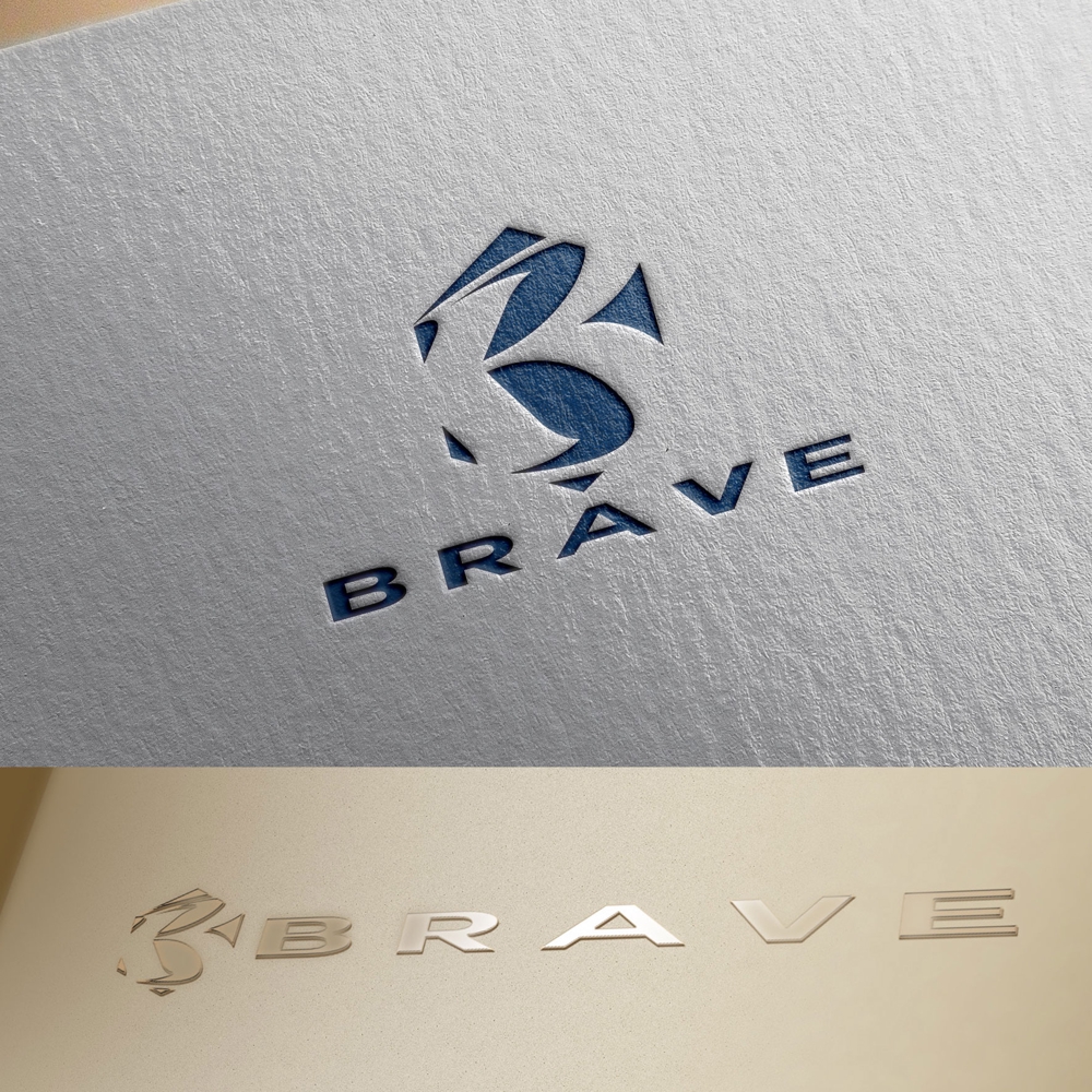 トレーニングジム「BRAVE」ロゴ
