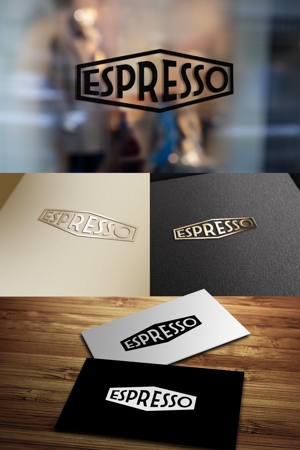 YOO GRAPH (fujiseyoo)さんのブルックリンカフェ風アパートメント「ESPRESSO」のロゴへの提案