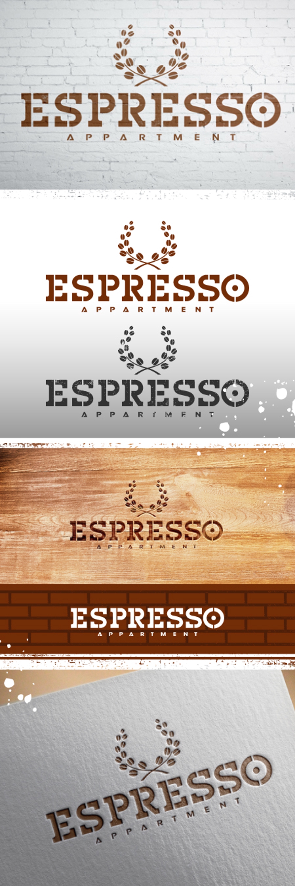 ブルックリンカフェ風アパートメント「ESPRESSO」のロゴ