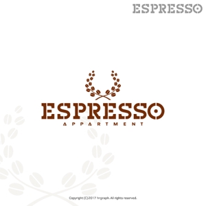 hrgraph (hrgraph)さんのブルックリンカフェ風アパートメント「ESPRESSO」のロゴへの提案