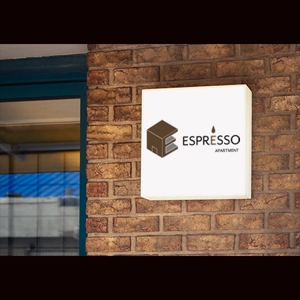 east_DesignTEAM (ryo_suke0807)さんのブルックリンカフェ風アパートメント「ESPRESSO」のロゴへの提案