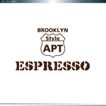 Remingtonさんのブルックリンカフェ風アパートメント「ESPRESSO」のロゴへの提案