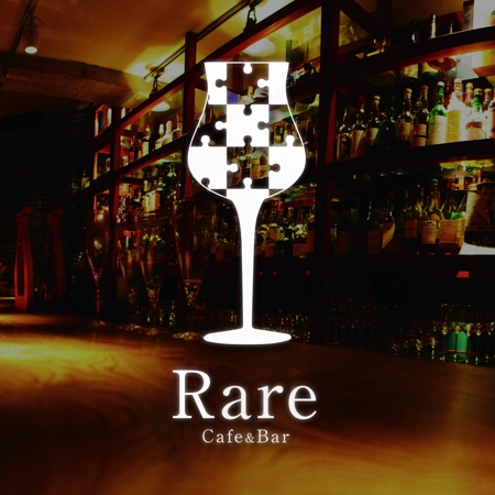 MANI6 (MANI6)さんの稀少なお酒を数多く扱うカフェ・バル「Rare」のロゴへの提案