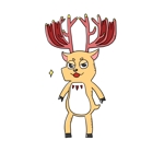 天城 理伊（あまき りい） (RieT_im)さんの鹿のキャラクターデザインへの提案
