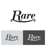 OTOrwnさんの稀少なお酒を数多く扱うカフェ・バル「Rare」のロゴへの提案