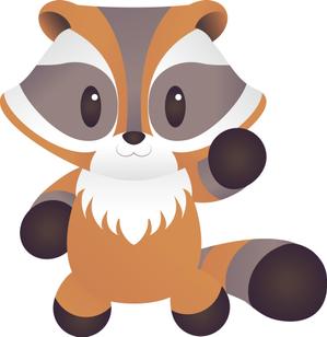 Nao (Nao31)さんの「あらいぐま」のキャラクターデザインへの提案