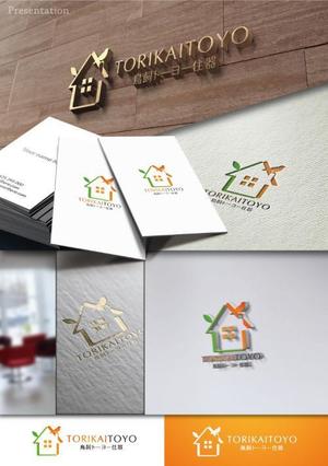 hayate_design ()さんの住宅資材販売会社、リフォーム会社「鳥飼トーヨー住器株式会社」のロゴへの提案