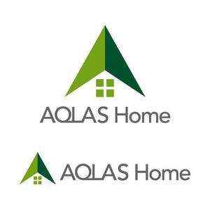 j-design (j-design)さんの建設会社　新築事業部『ＡＱＬＡＳ Ｈｏｍｅ』のロゴへの提案