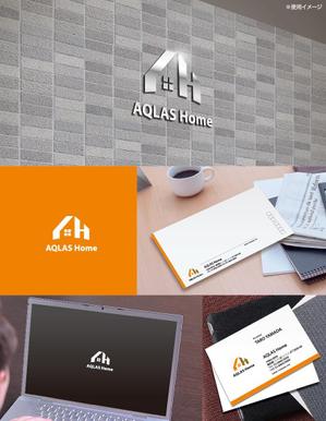 yokichiko ()さんの建設会社　新築事業部『ＡＱＬＡＳ Ｈｏｍｅ』のロゴへの提案