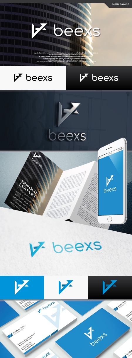 take5-design (take5-design)さんの不動産IT会社「beexs（ビークス）（企業名）」のロゴへの提案