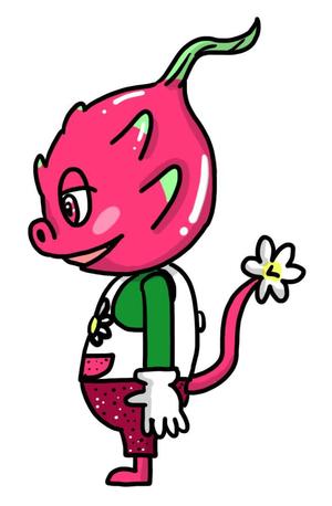 akoko (Smileakoko)さんのドラゴンフルーツのキャラクターへの提案