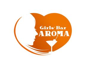 sama5さんのガールズバー AROMAのロゴデザインへの提案