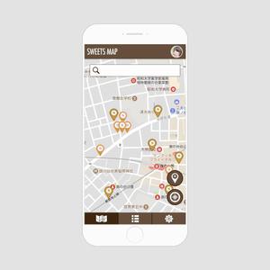 design maf (mafmaf)さんのスイーツショップ検索アプリのUIデザインへの提案