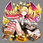 黒木 (lougasaki)さんのゲームに登場するモンスターのイラスト(パンプキン少女)への提案