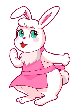 青井 チズル (aoi_chizuru)さんのウサギのキャラクターデザインへの提案