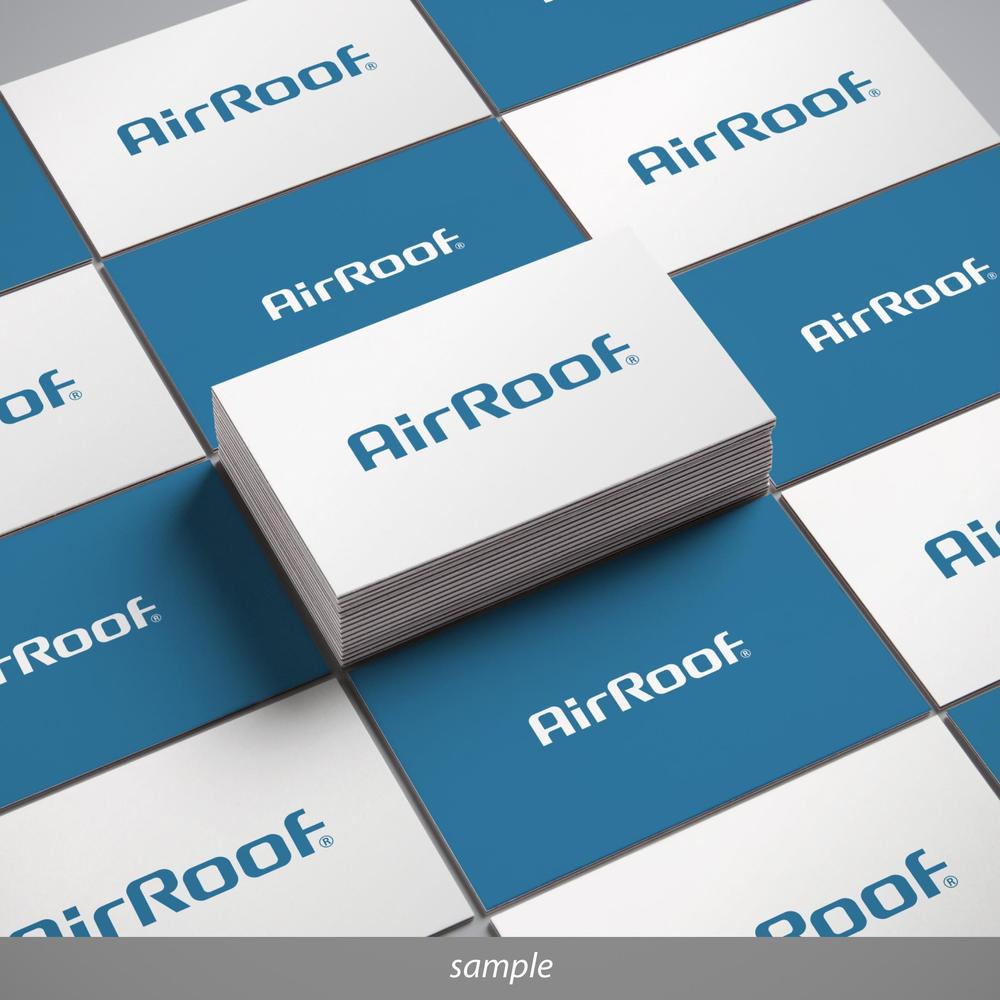 屋根瓦製品の名称「AirRoof」ロゴマークの作成