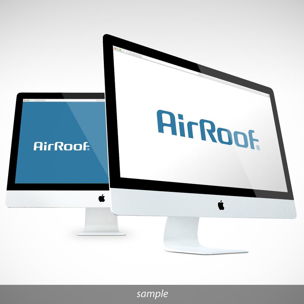 屋根瓦製品の名称「AirRoof」ロゴマークの作成