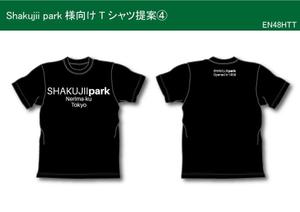 EN48 (EN48HTT)さんの「shakujii park」を使ったTシャツデザインへの提案