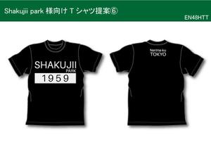 EN48 (EN48HTT)さんの「shakujii park」を使ったTシャツデザインへの提案