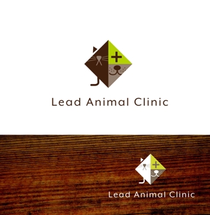 rie-koさんの動物病院　「リード動物病院」の　ロゴへの提案