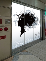 y.design (yamashita-design)さんの美容室ファサードの看板デザインへの提案