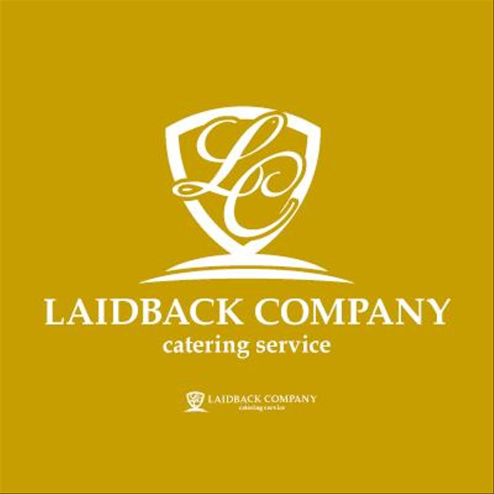 ケータリングサービス「LAIDBACK COMPANY」のロゴ