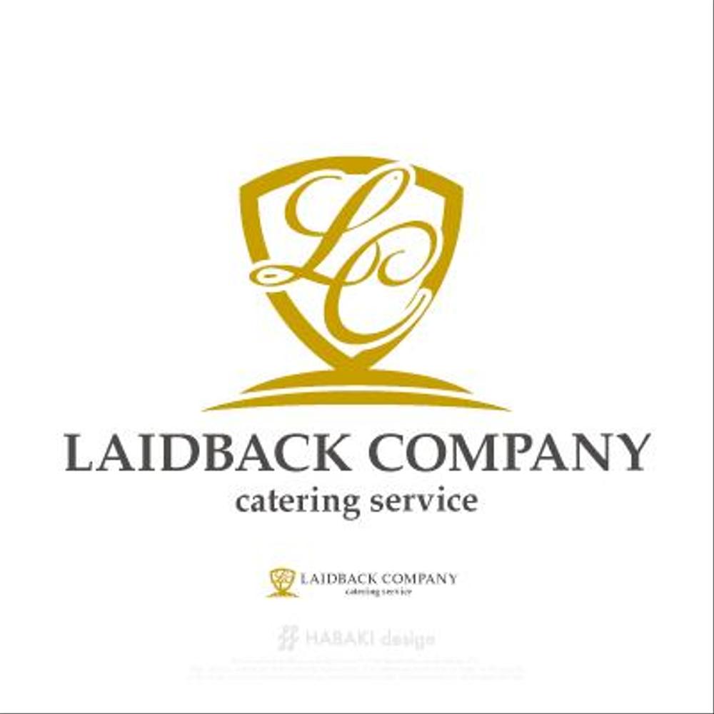 ケータリングサービス「LAIDBACK COMPANY」のロゴ