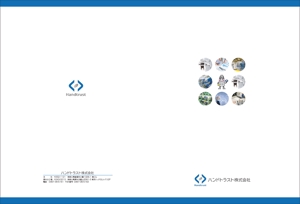 K-Design (kurohigekun)さんの会社案内ポケットフォルダー表紙のシンプルデザインへの提案