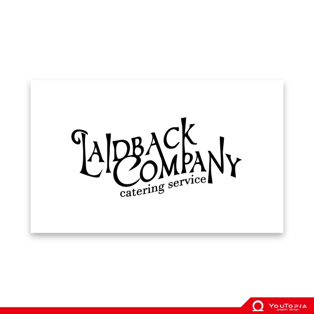 ケータリングサービス「LAIDBACK COMPANY」のロゴ