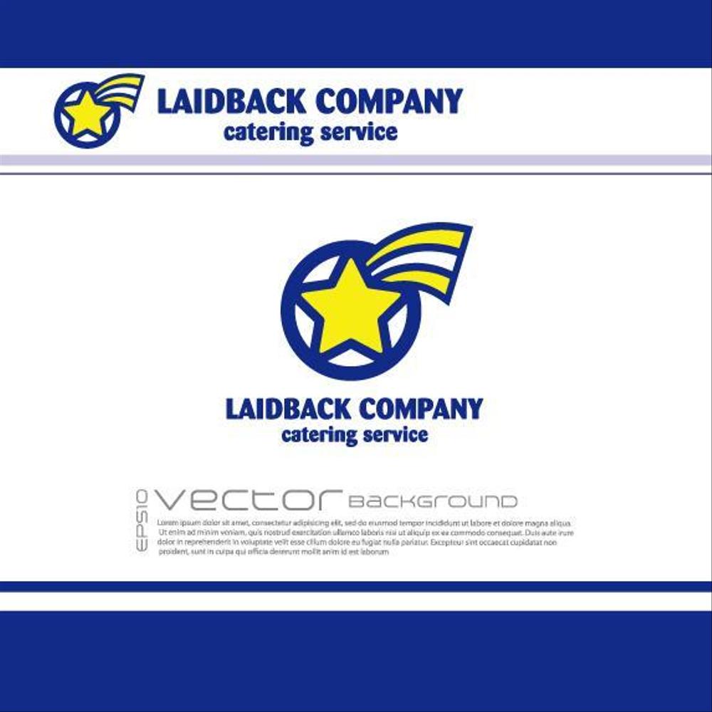 ケータリングサービス「LAIDBACK COMPANY」のロゴ